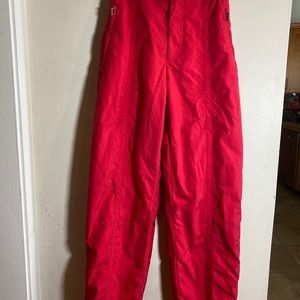 VINTAGE Bogner Snow Women Pants Ski Snowboard Red SIZE 2